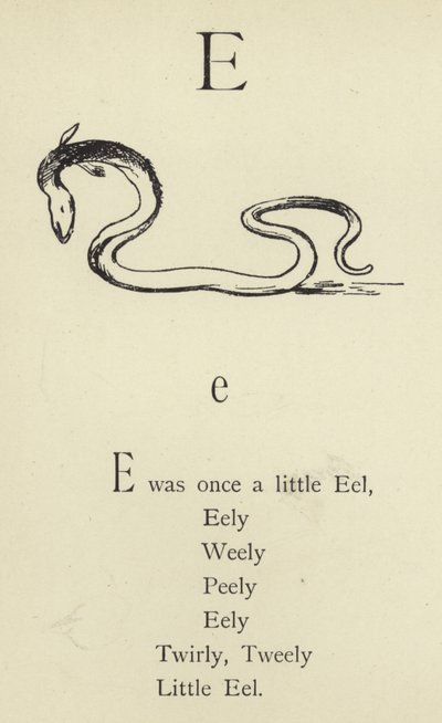 The Letter E by Edward Lear